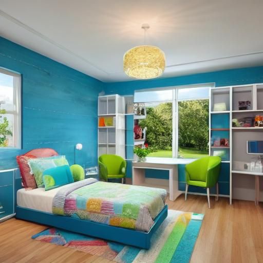 Princess-Themed Modern Kids Room Interior Design