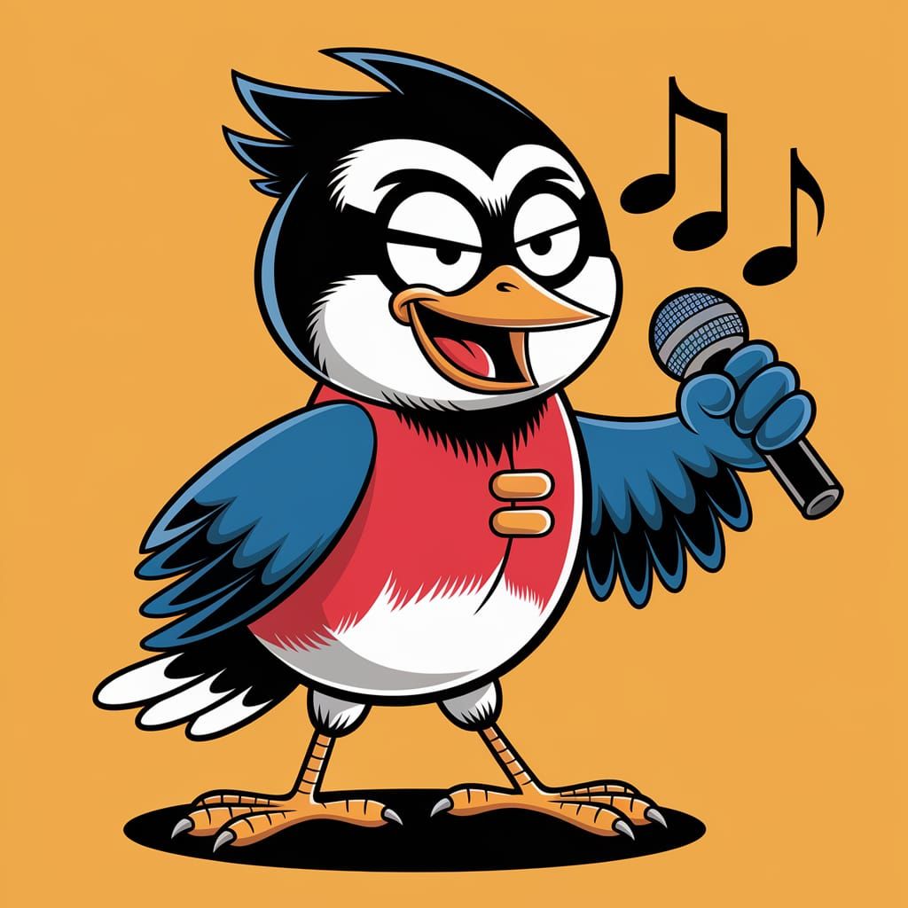 Egotistical Robin: Cartoon Karaoke Comic