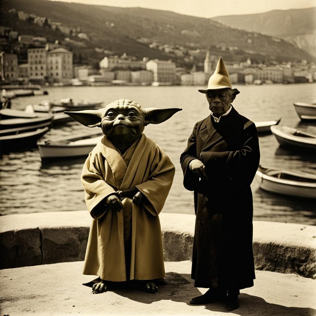 Yoda and Pikachu Visit Split, 1895 Photography