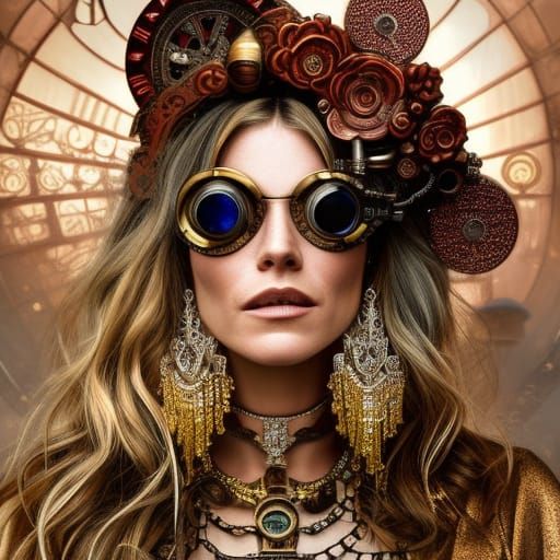 steampunk Vogue portrait