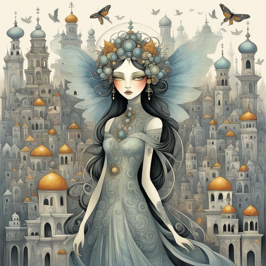 Exotic Fractal Elegance Inspired by Cityscapes