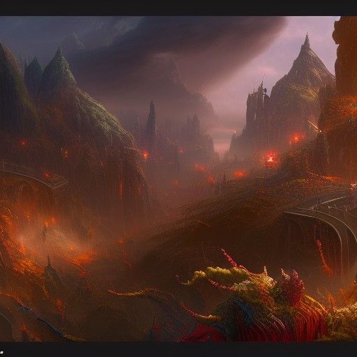 Detailed Nimbus Cloudscape in Deep Color