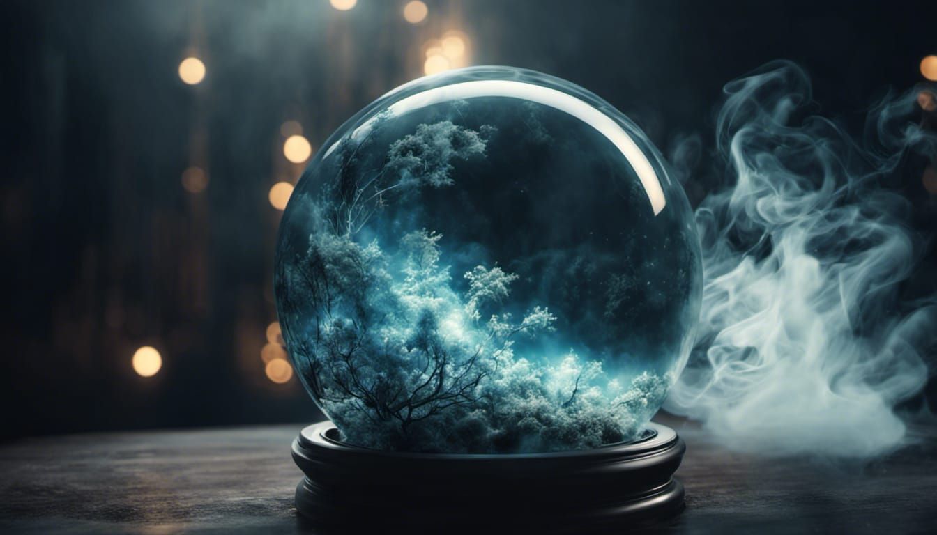 Cosmic Energy Landscape Inside Glass Sphere