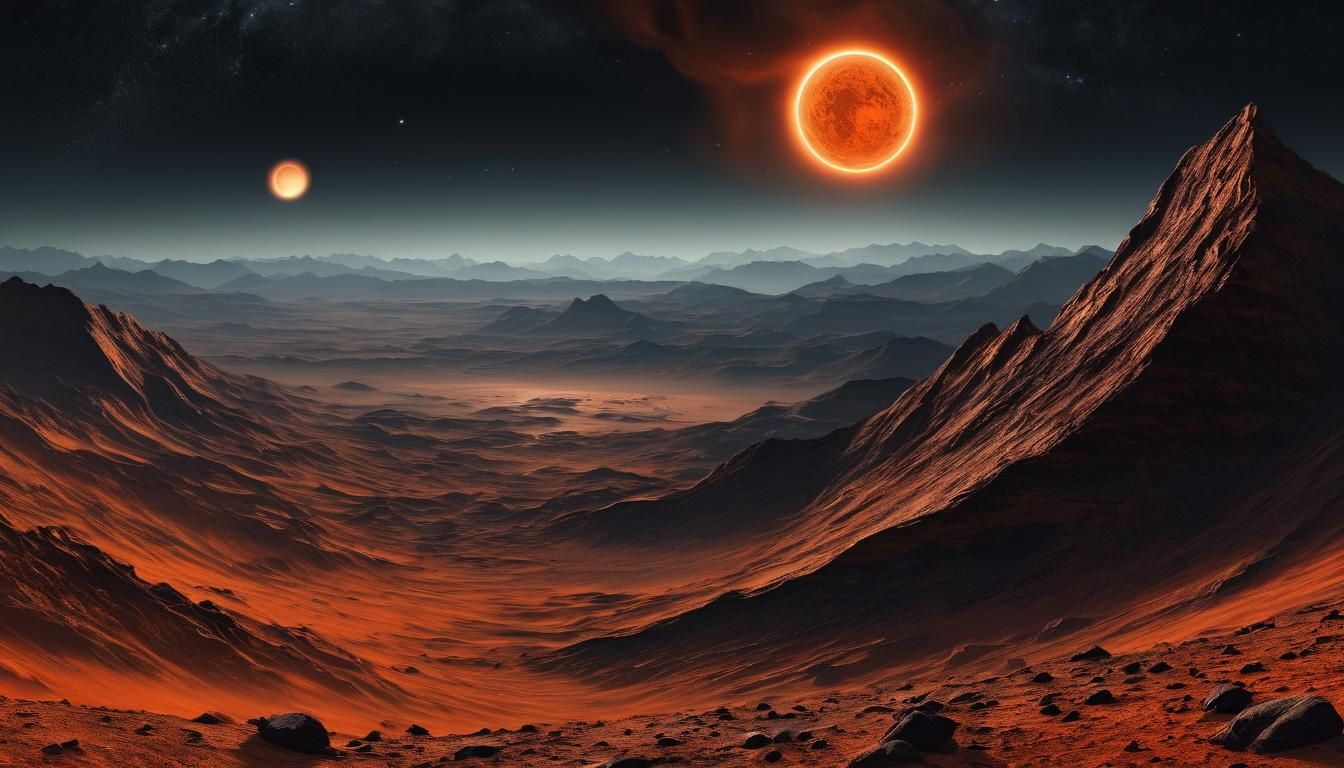 Proxima Centauri Planet Artwork: Distant Desert World