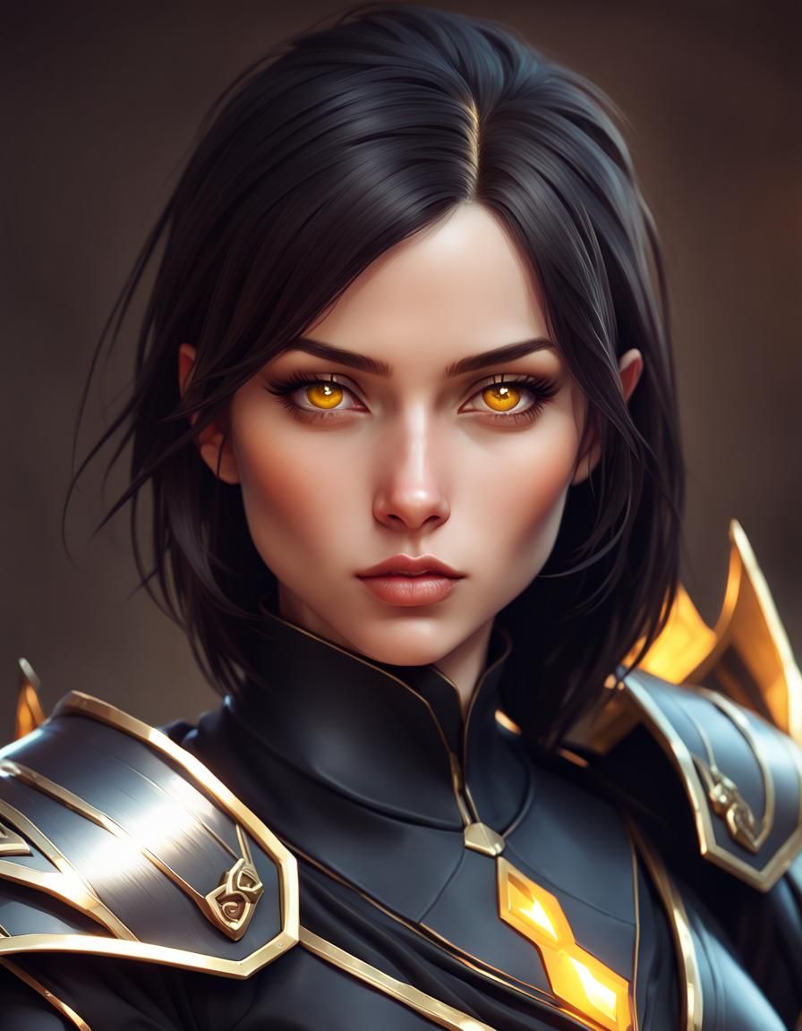 Detailed Dark Fantasy Artificer Portrait in 8K