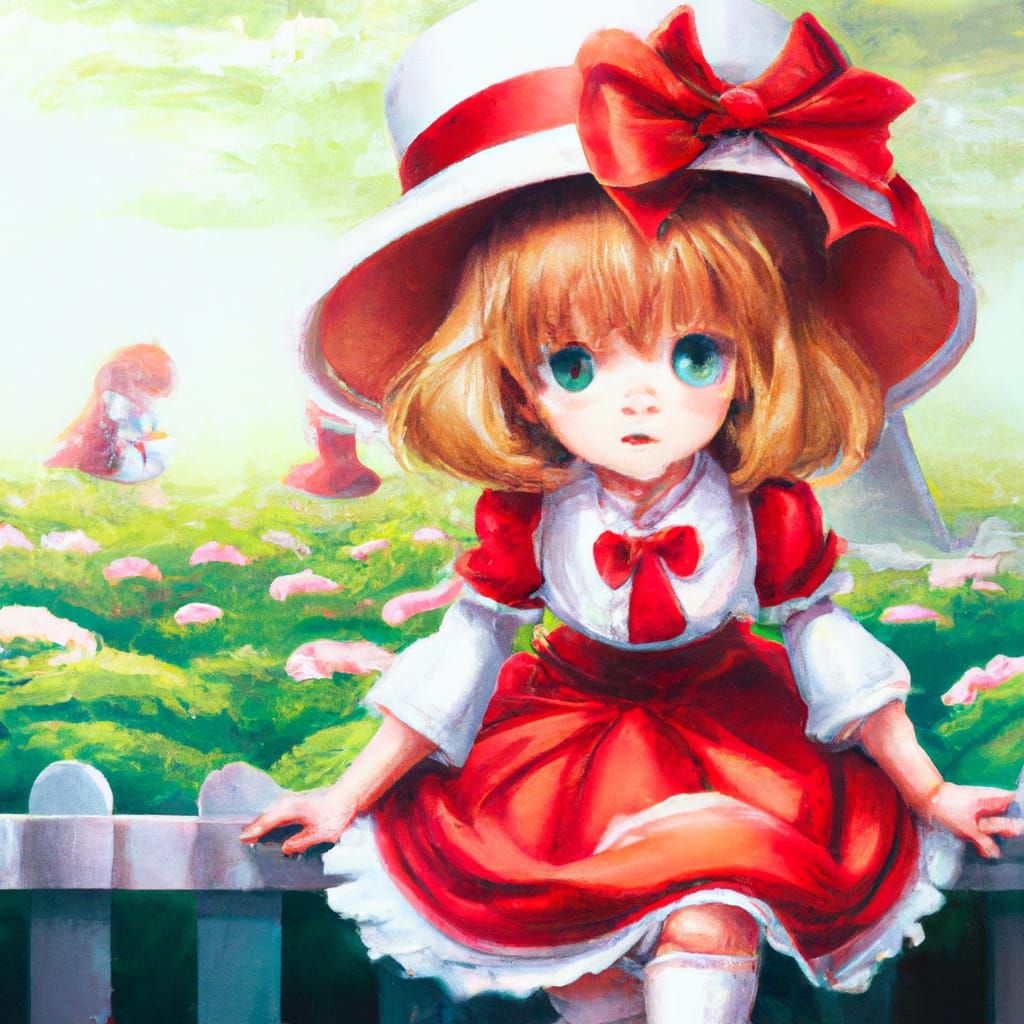 Childhood of Flandre Scarlet: Ultra-Realistic Painting