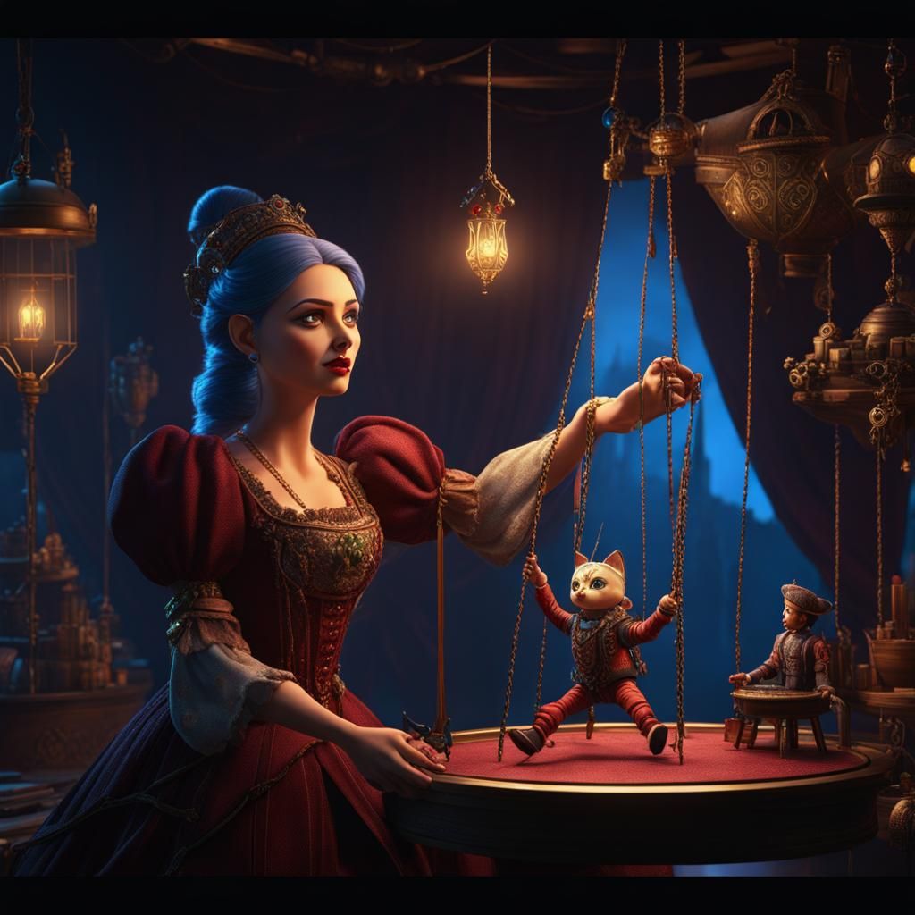 Manipulating a Marionette: Detailed Matte Painting