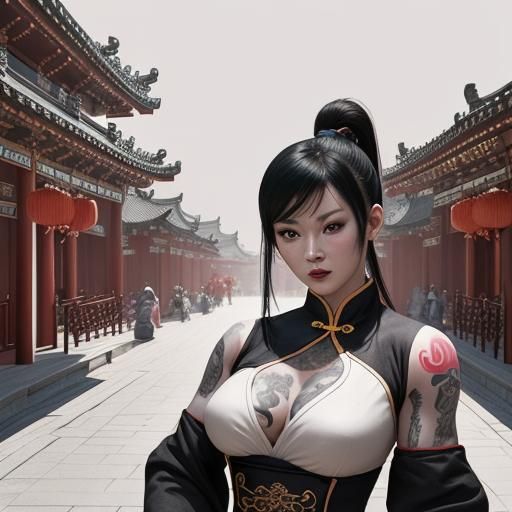 Sinister Beauty: Chun Li in Steampunk Comic Art