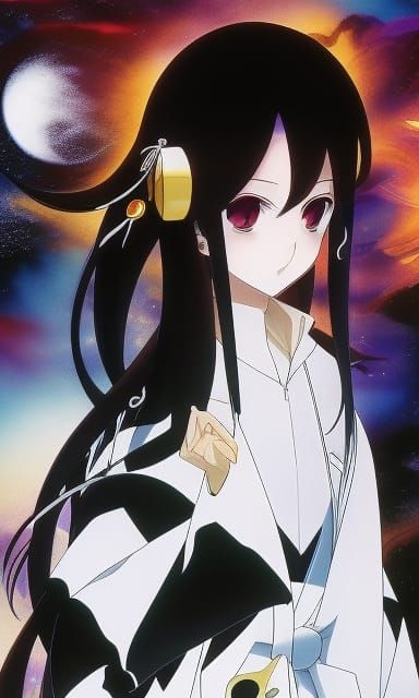 Balanced Opposites in Anime Key Visual Style