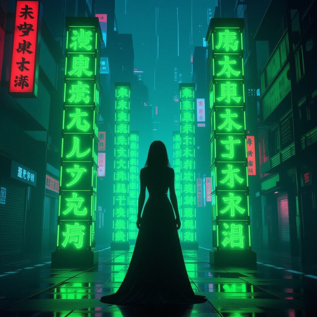 Neon alley