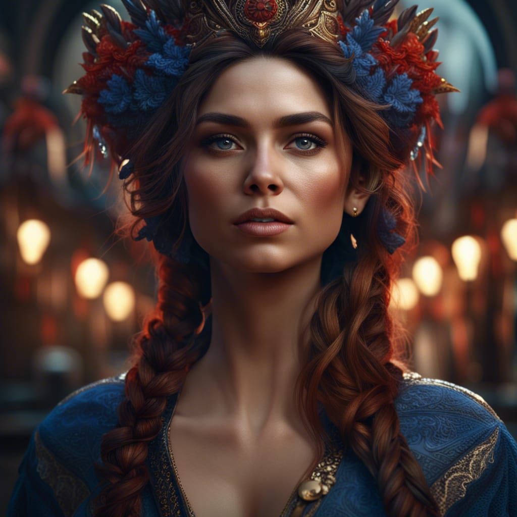 Portrait of a Beautiful Modern Woman in Unreal Engine 5