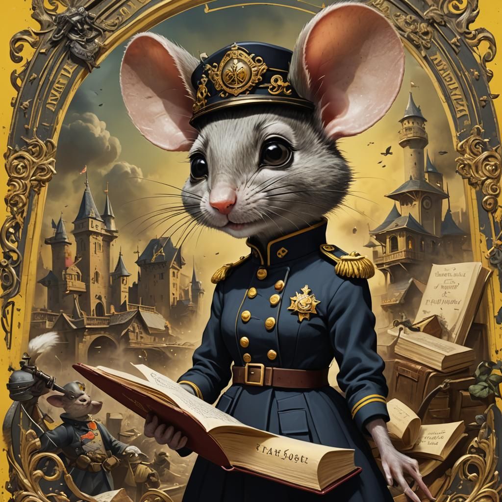 MaryEtta Military Mouse Book Cover Art