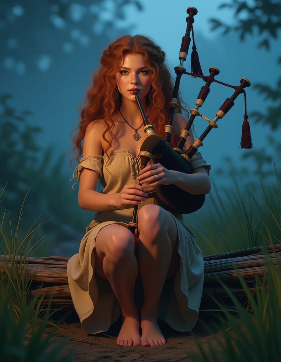 The Celts love music and play the bagpipes beautifully.