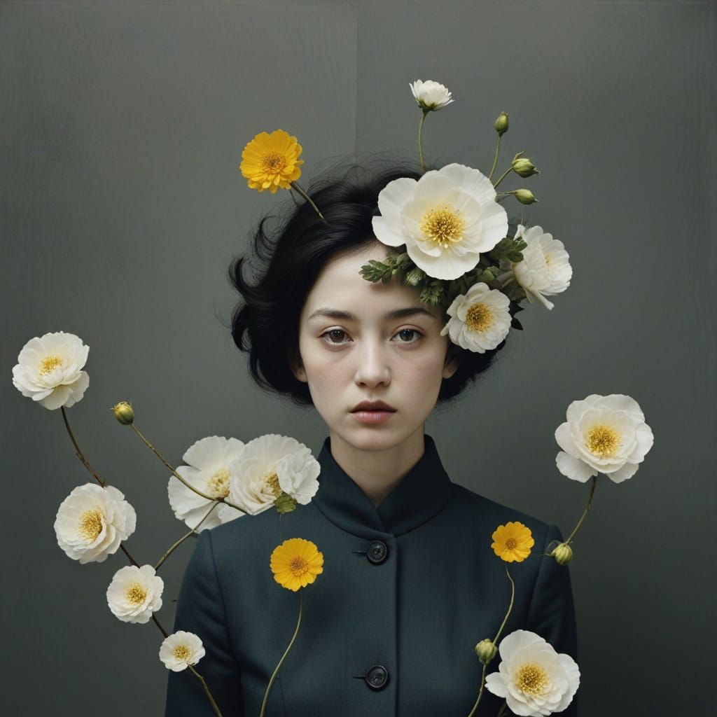 Mixed Media Masterpiece with Layered Reality