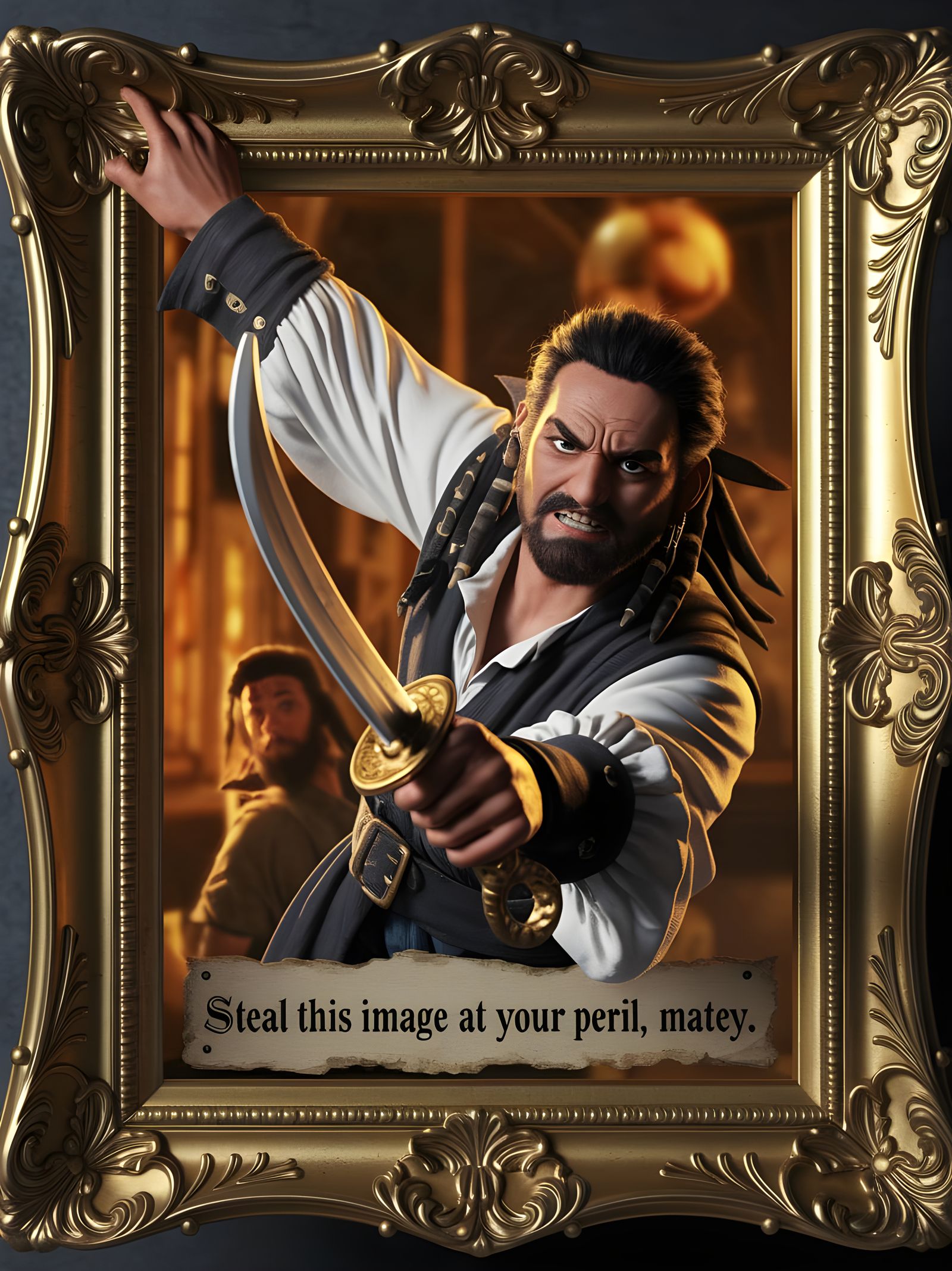 Swashbuckling Trompe l'oeil