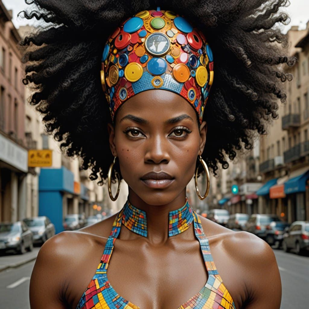 Afro Futurist Fitness in Vibrant Color