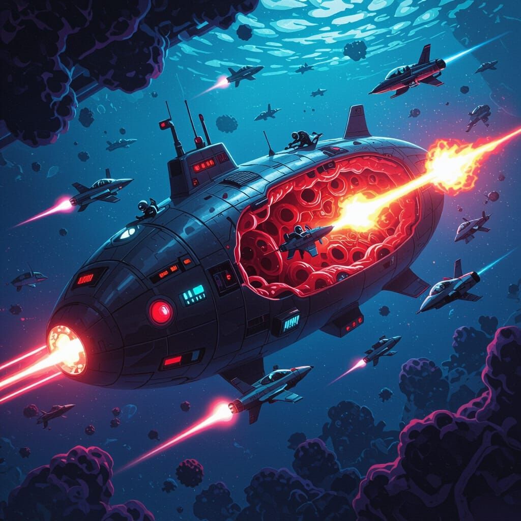 Vasculitis: Submarine Blood Vessel Under Attack