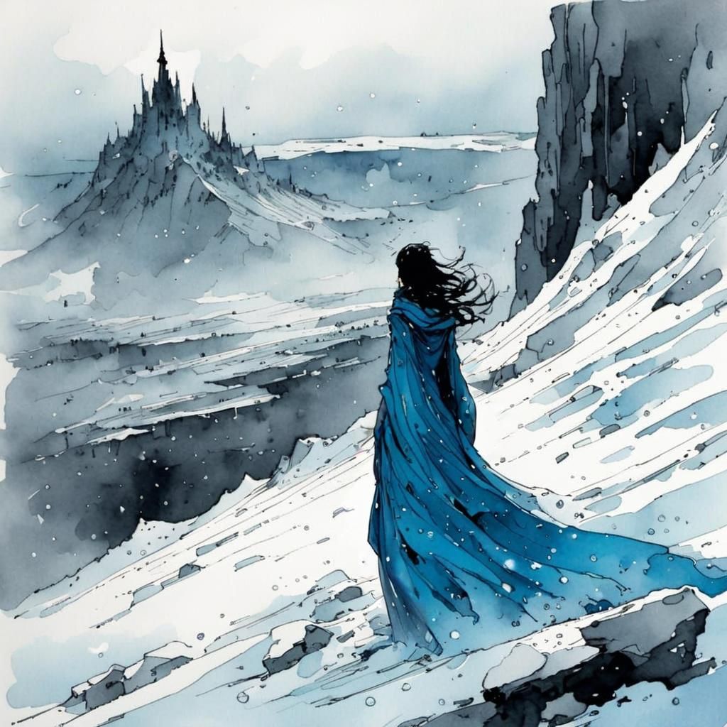 Serene Vista of White Snow