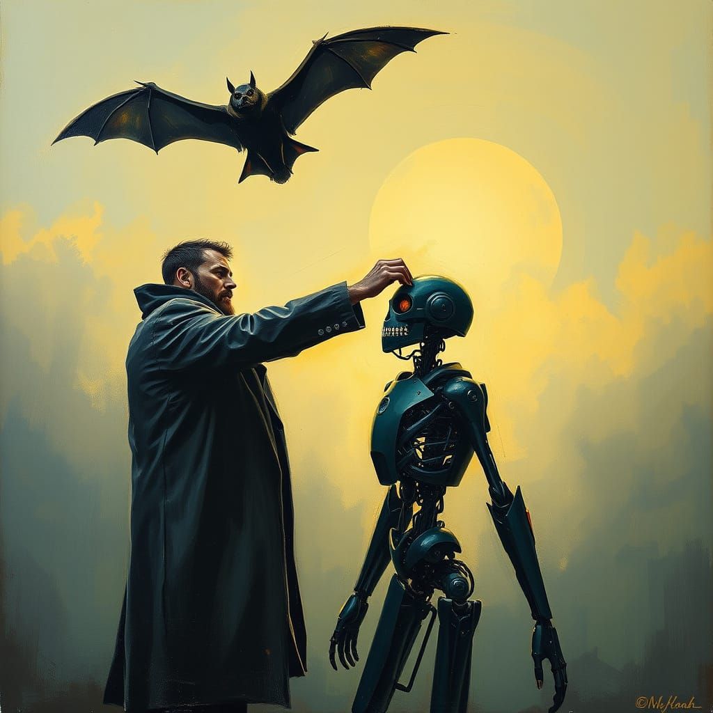 Highlander in Neo-Impressionist Battle