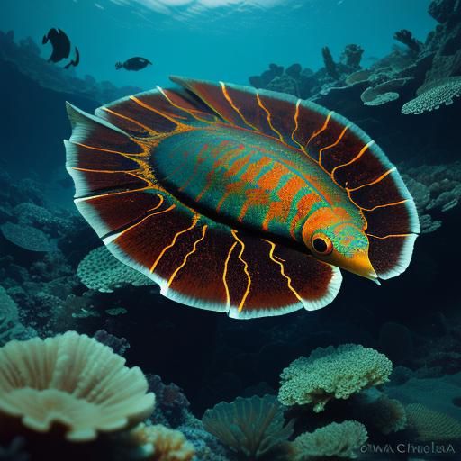 Anomalocaris Portrait with Bokeh and Natural Lighting