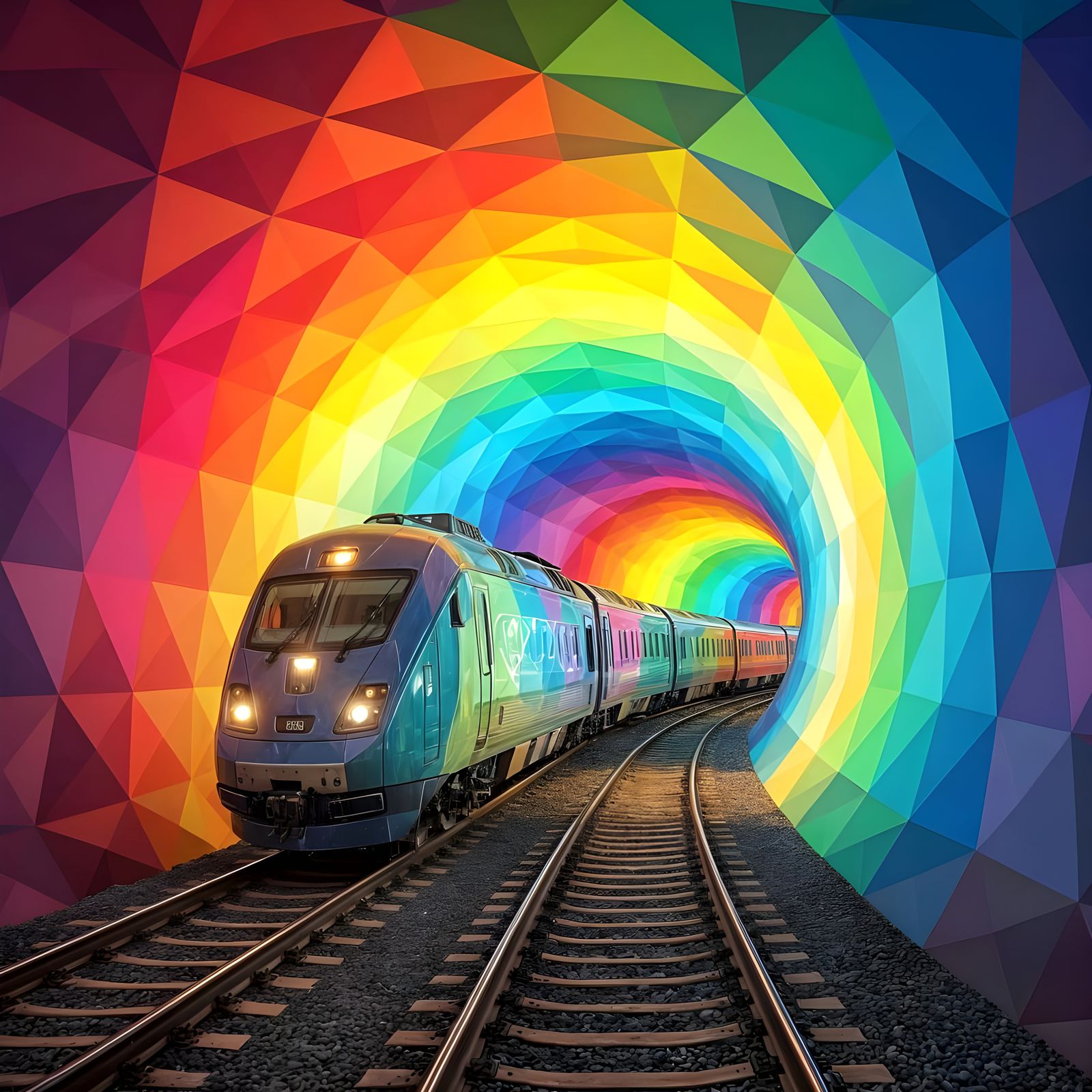 Traveling Through a Rainbow