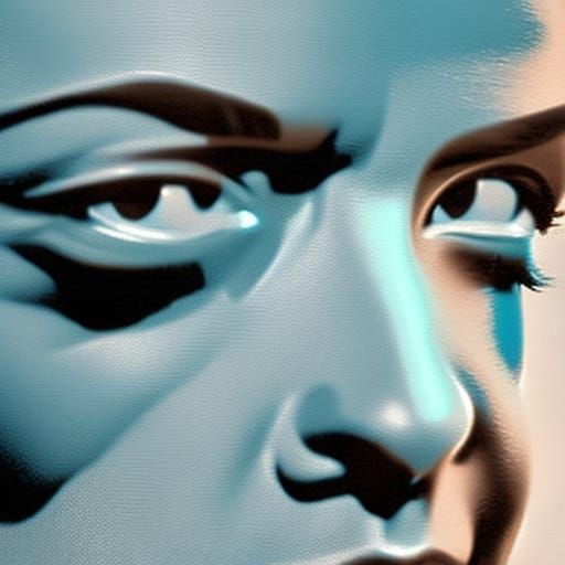 Classic Film Noir Scene in Orange and Teal