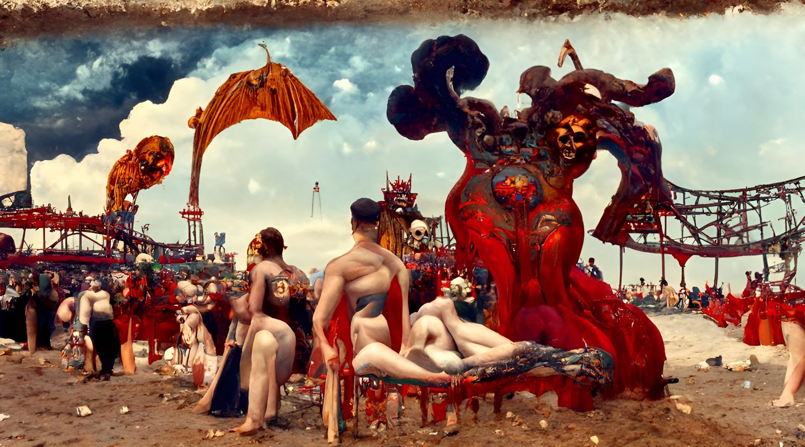 Lucifer's Coney Island: A Hyperrealistic Hellscape