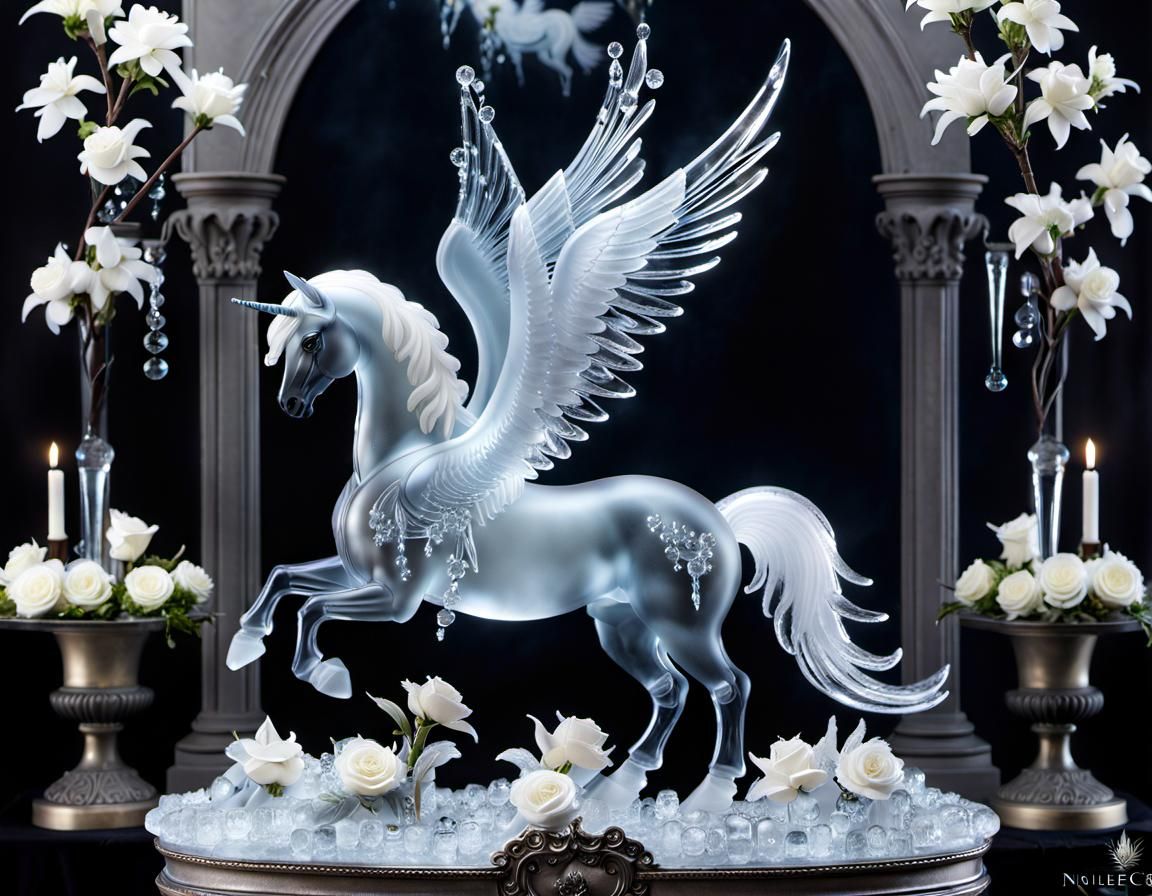 Pegasus Ice Sculpture