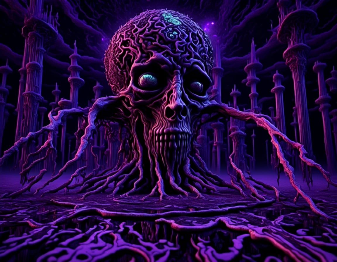 ancient alien with large brain