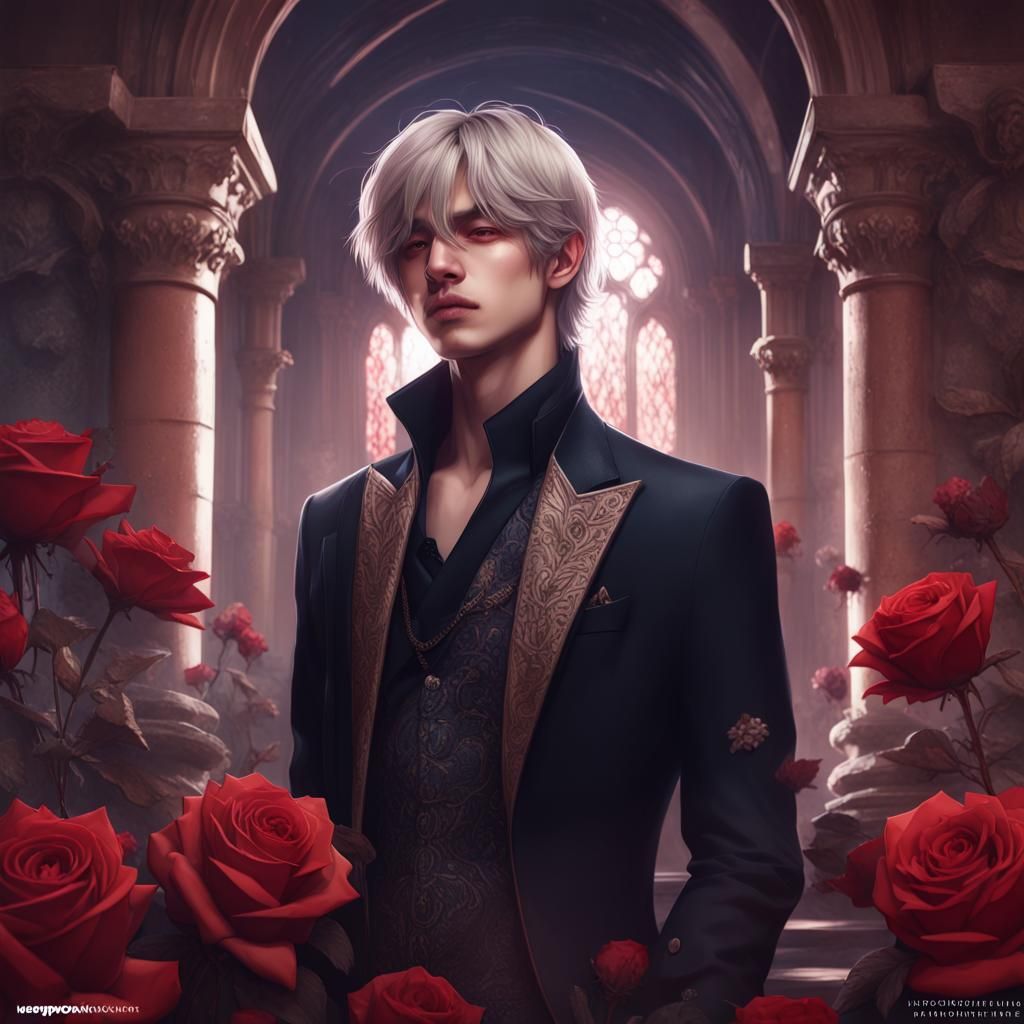 Vampire in Castle: Hyperdetailed Concept Art