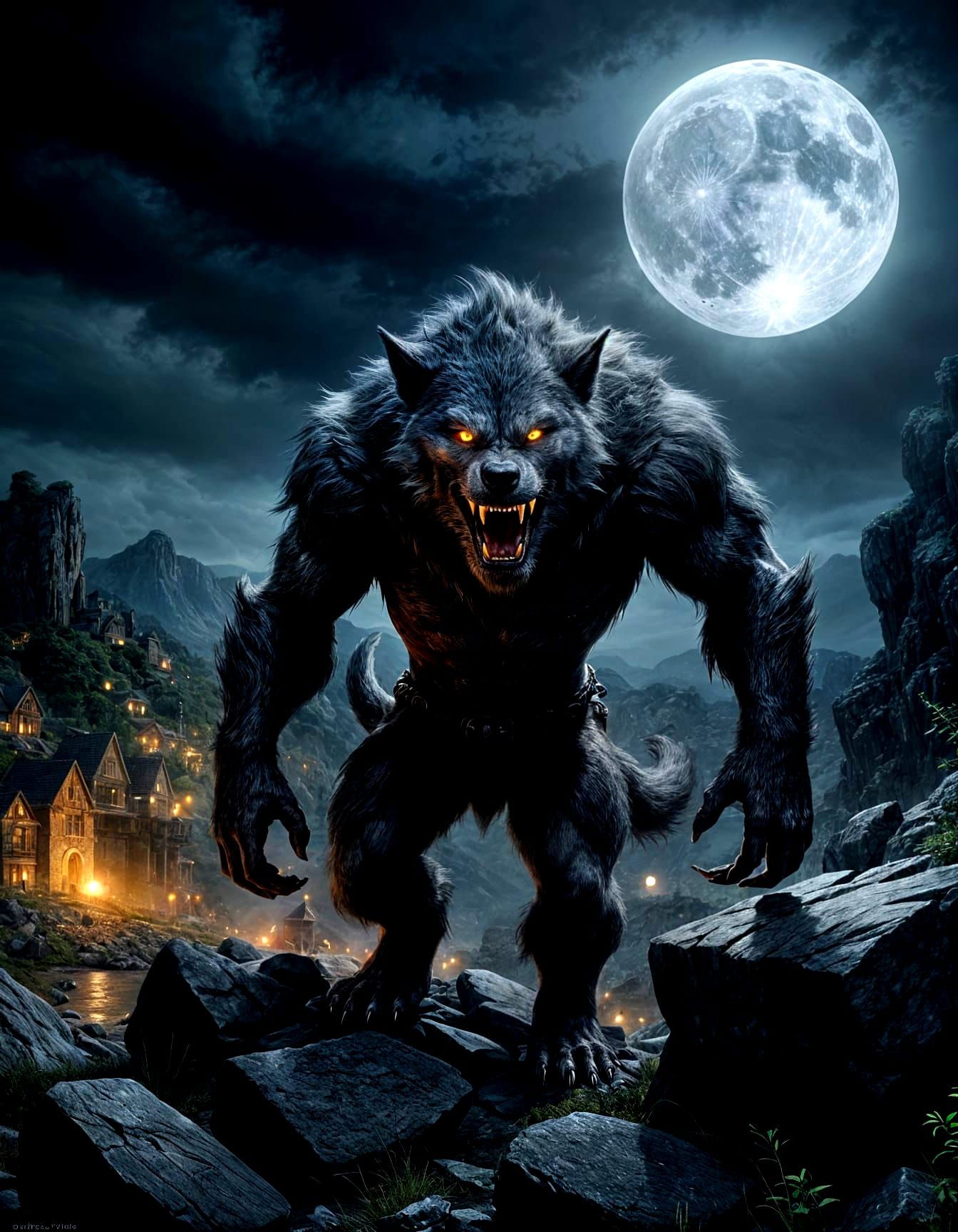 Werewolf Attacks Under Full Moon