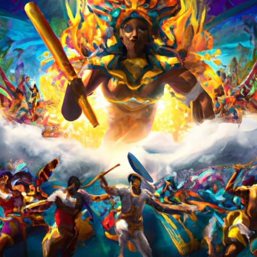Filipino Gods at the 2032 Olympics: Fantasy Art