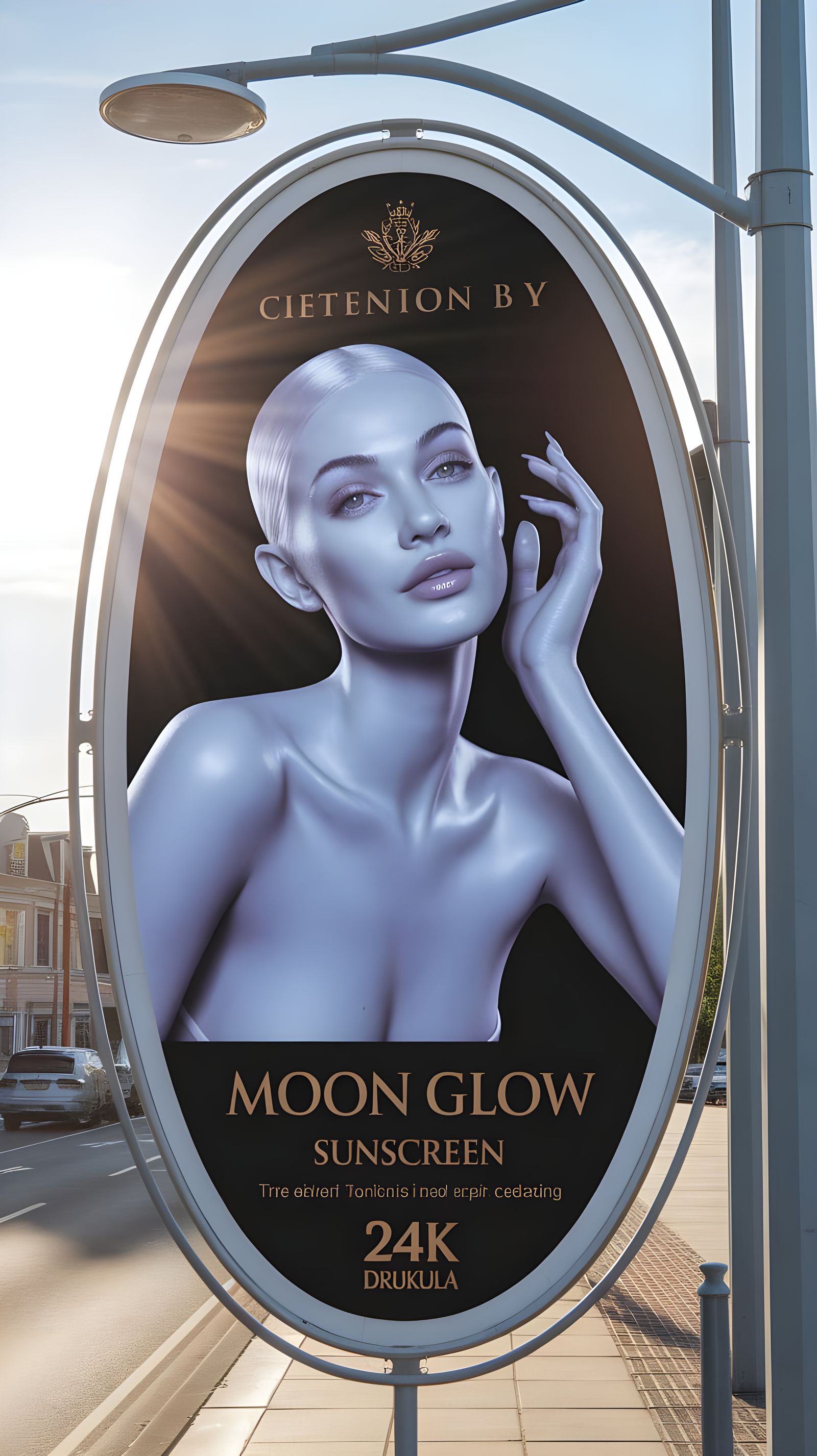 Vampire Beauty Promotes Moon Glow Sunscreen in a Vibrant Roa...