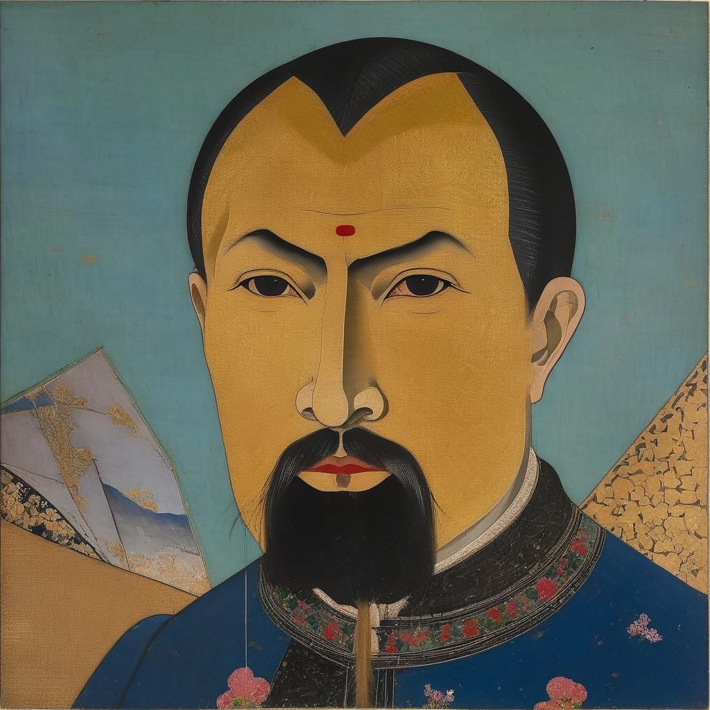 Classic Portrait of a Man Generated by AI