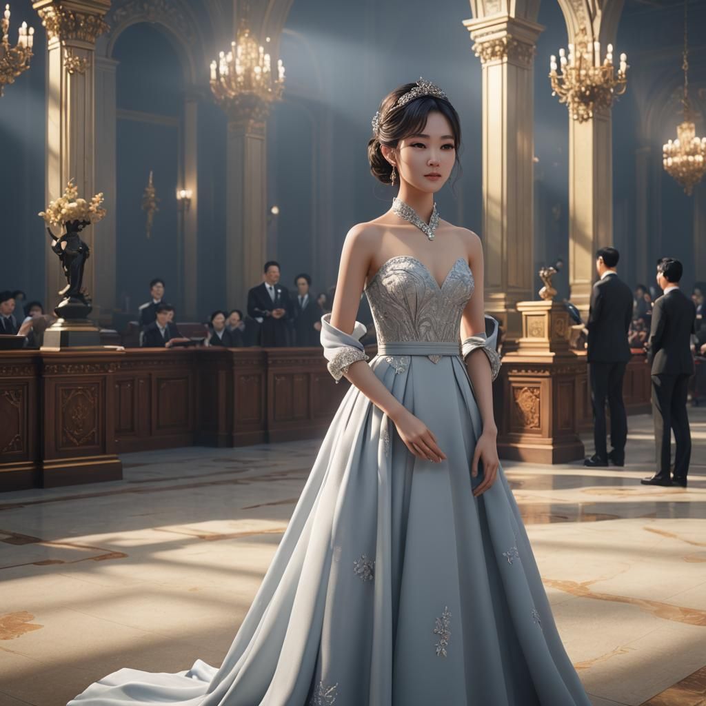 Korean Girl Attends Prestigious Award Ceremony