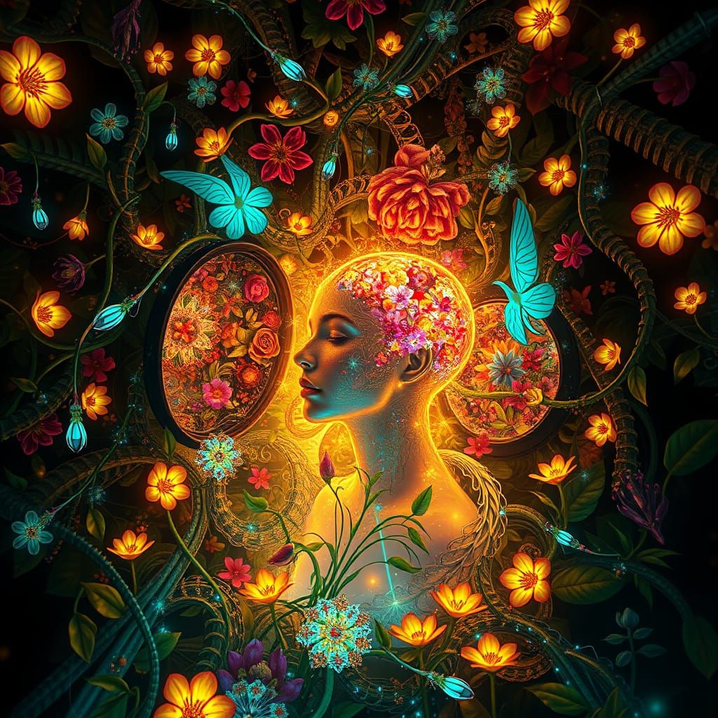 Ethereal Labyrinth of Light and Whimsy