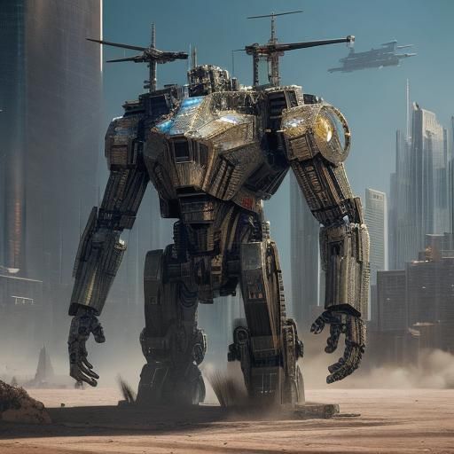 Futuristic Sci-Fi Cage Fight in 8K