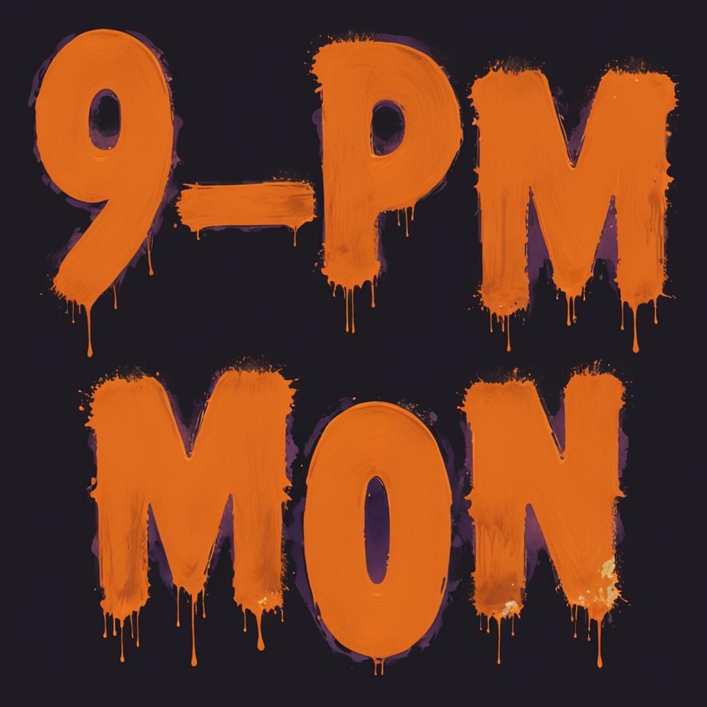 Ghostly Poster Art in Oil Painting Style