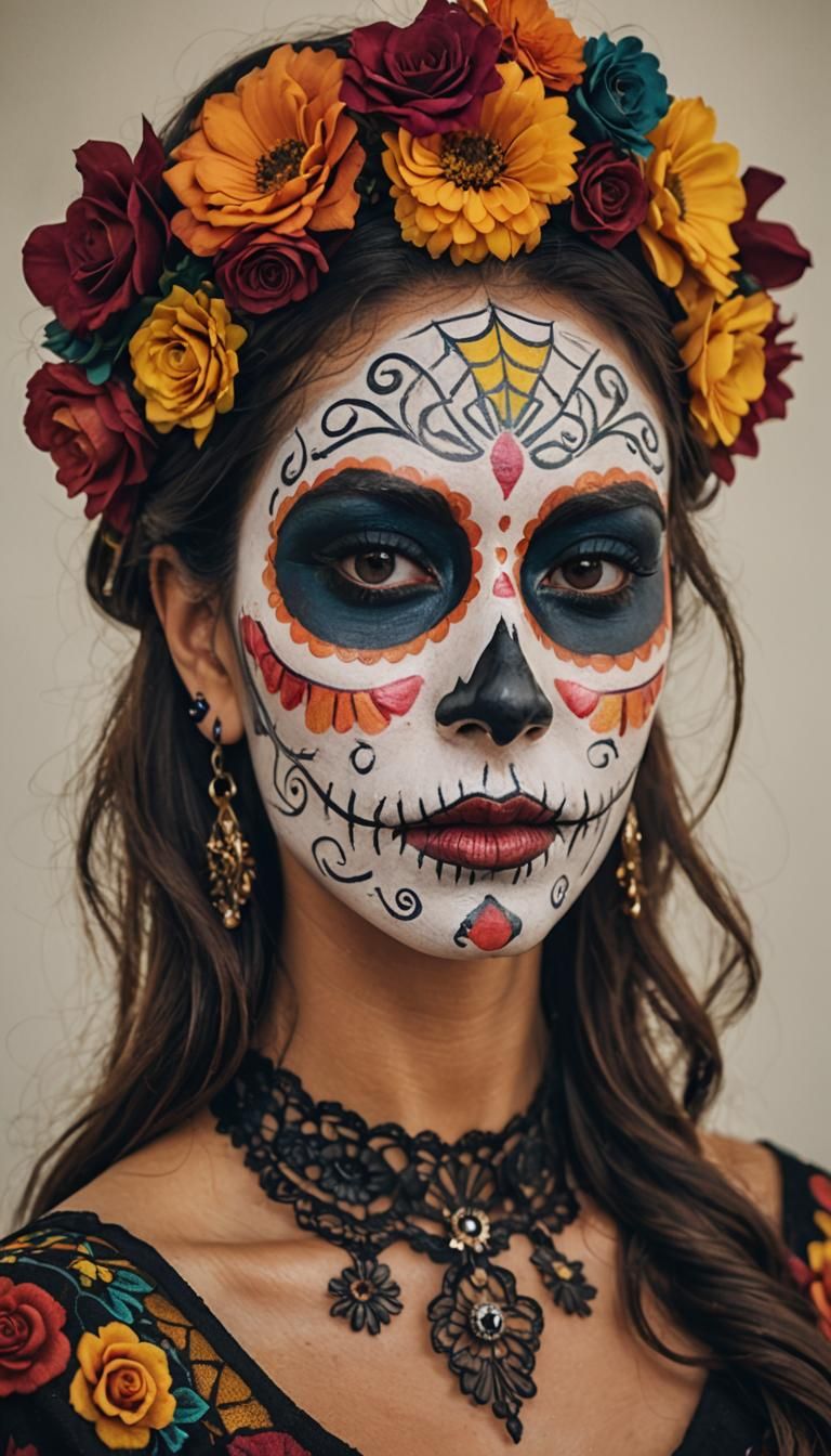 Colorful Día de los Muertos