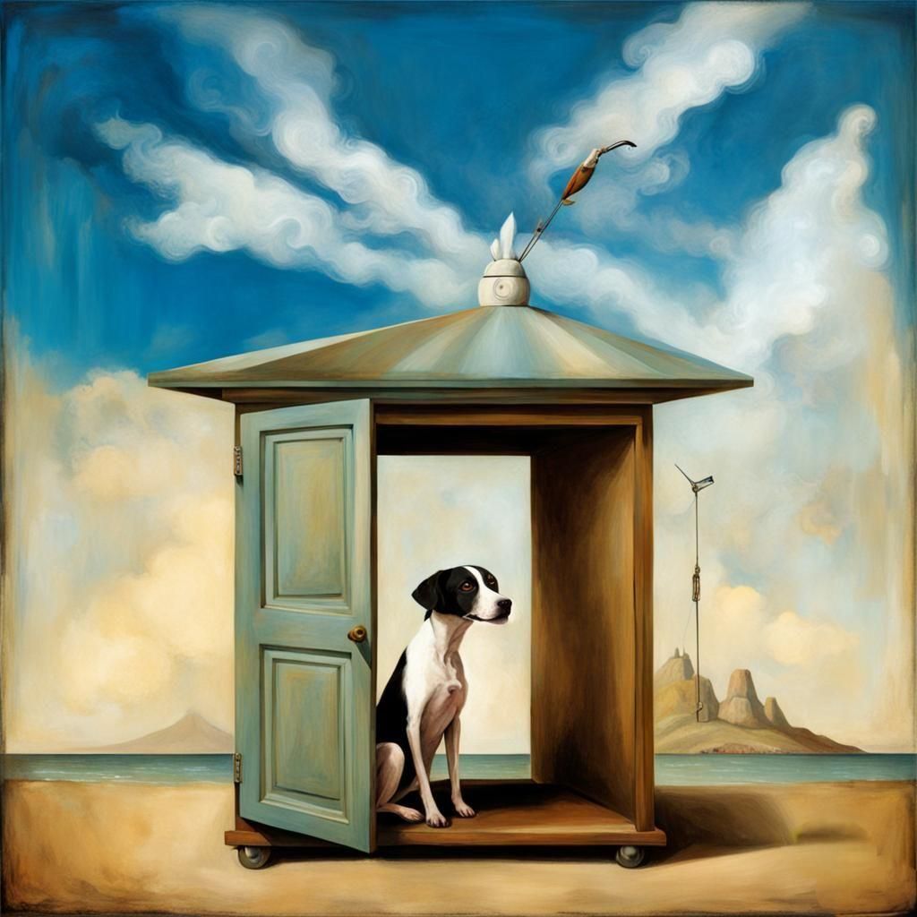 Endless Dogs: A Surrealist Recursive Vision