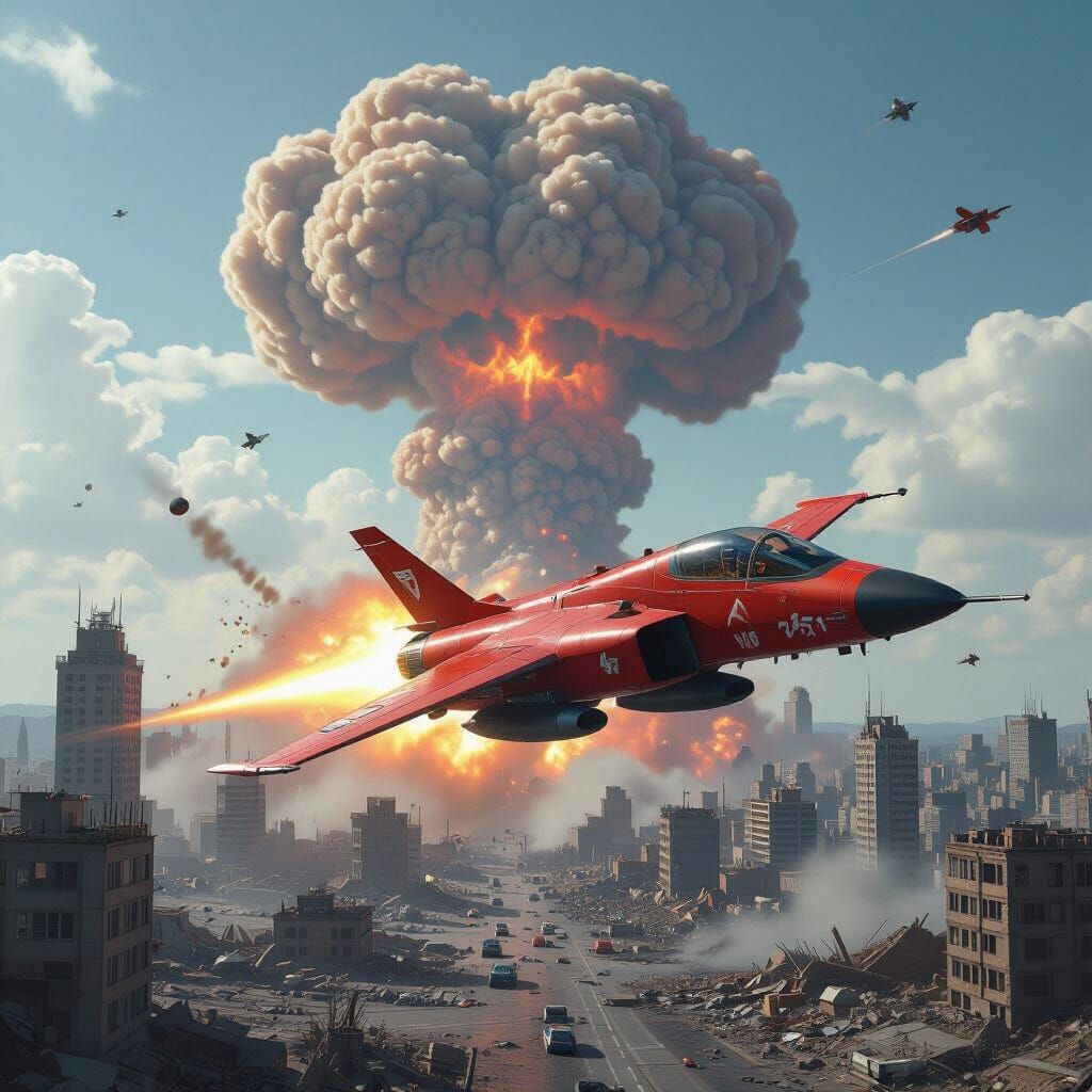 Macross SV-51 After Atomic Bombing, Hyperrealistic