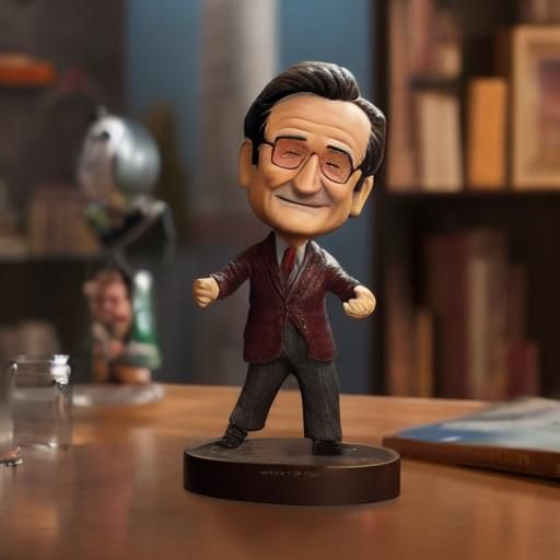 Robin Williams as Bobblehead Character