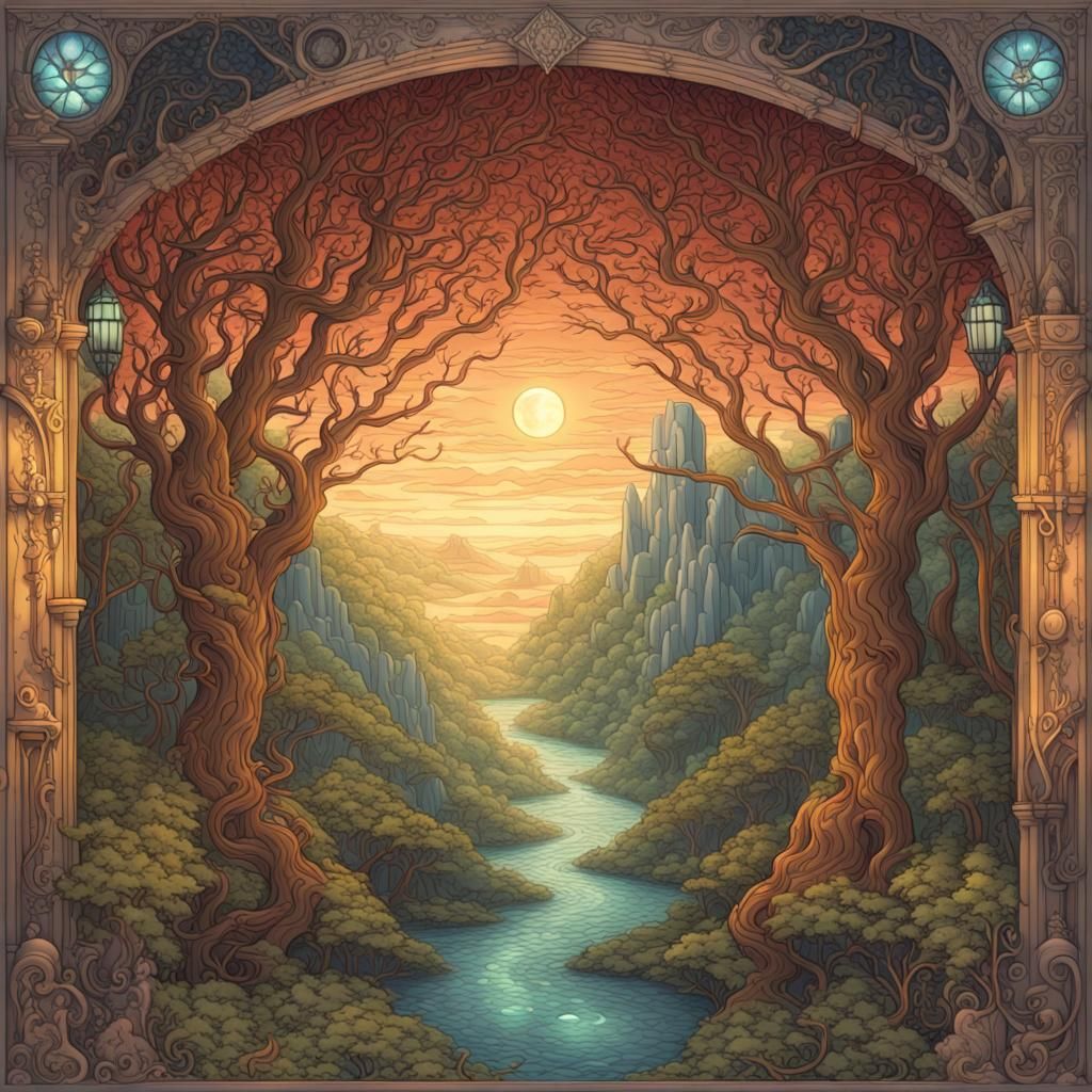 Mystical Portal to Narnia-like World