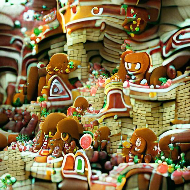 Vibrant Candy Kingdom Landscape