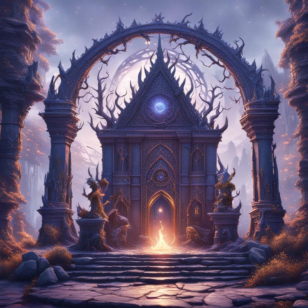 Twilight Spell Caster in Fantasy Concept Art