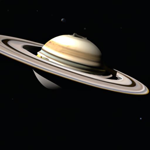 AI Generated Image of Saturn