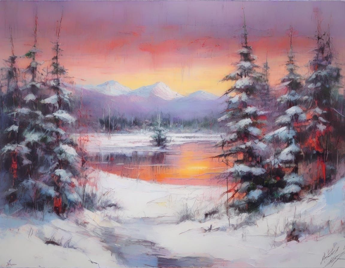 Serene Winter Landscape