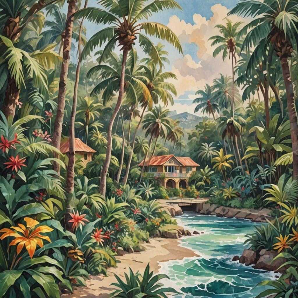 the great escape away from * into a tropical place