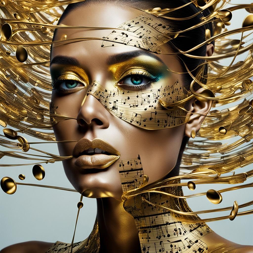 Surreal High Fashion Meets Musical Time