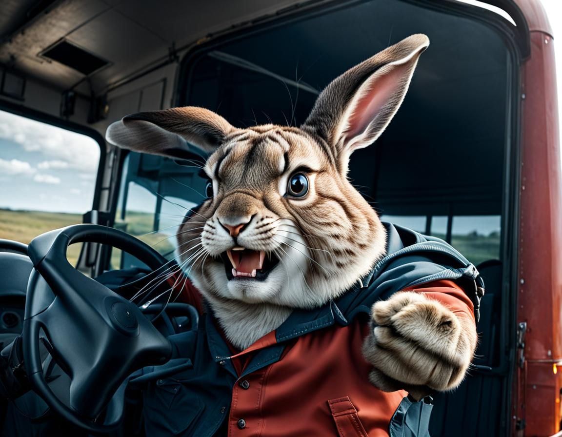 Angry Rabbit Truck Driver 02